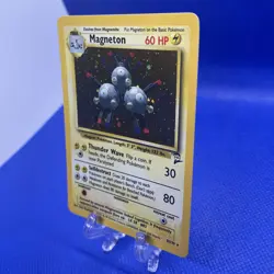 Pokemon TCG Magneton Base Set 2 9/130 holo rare with SWIRL 2000 WOTC LP - Image 3