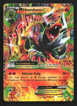 M Houndoom EX 22/162 XY - BREAKthrough Ultra Rare Pokemon Card - Image 1