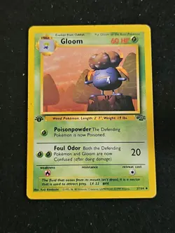 Gloom Jungle Regular Card 37/64 1st Edition Uncommon Pokemon Card MP - Image 1