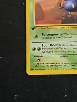 Gloom Jungle Regular Card 37/64 1st Edition Uncommon Pokemon Card MP - Image 5