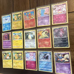 Pokemon Card TCG Lot Holo Reverse Foil Mid Era Old School Generations Fire Lot - Image 1