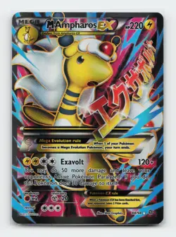 M Ampharos EX (88 Full Art) 88/98 Ultra Rare XY - Ancient Origins Pokemon Card - Image 1