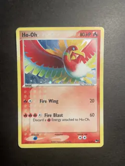 Pokemon TCG Ho-Oh 1/17 Holo Rare Card Pop Series 5 HP+ - Image 1