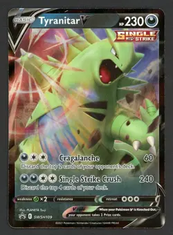 Tyranitar V SWSH109 SWSH: Sword & Shield Promo Cards Holo - LP - Image 1