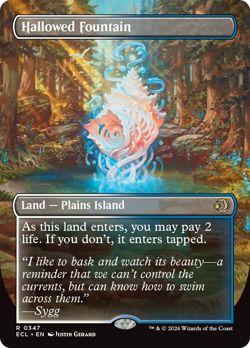 🔮Hallowed Fountain - NM - Rare - Lorwyn Eclipsed - MTG - Image 1