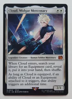 Cloud, Midgar Mercenary Final Fantasy Regular MTG M0010 - Image 1