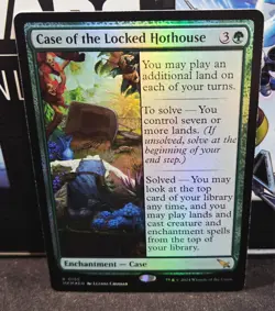 magic the gathering - FOIL! - Case of the Locked Hothouse - Enchantment Case - Image 1