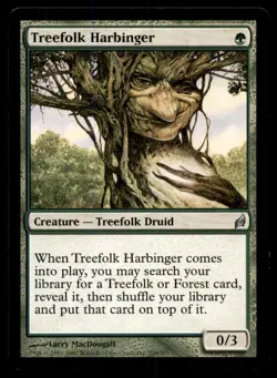 MTG Treefolk Harbinger LP Light Play Lorwyn [3212] - Image 1