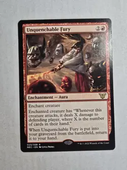 Unquenchable Fury Commander: Kamigawa: Neon Dynasty Regular - Image 1