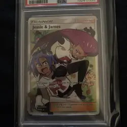 Pokemon Jesse & James Full Art Trainer PSA 9 Sun And Moon Hidden Fates 68/68 MT - Image 4