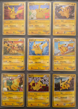 2010 Pokemon TCG - Pikachu World Collection Promos Set Of 9 (PWCP) - Image 1