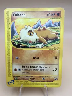 Cubone 103/165 - Expedition Base Set - Non-Holo - MP - Pokemon TCG - Image 1