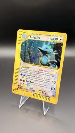 Kingdra - 148/147 - Pokemon Aquapolis Crystal Holo Card - Image 1