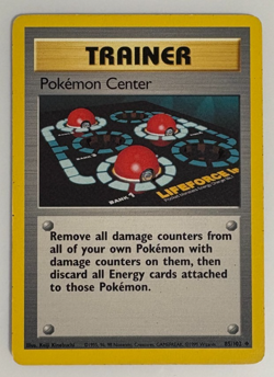 Pokemon - Base Set Pokemon Center 85/102 MP - Image 1