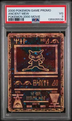2000 POKEMON GAME MOVIE ANCIENT MEW POKEMON 2000 MOVIE PSA VG 3 - Image 1