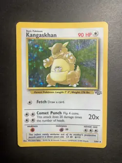 Pokemon TCG Kangaskhan Jungle 5/64 Holo Unlimited Holo Rare HP+ - Image 1