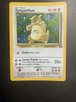 Pokemon TCG Kangaskhan Jungle 5/64 Holo Unlimited Holo Rare HP+ - Image 2