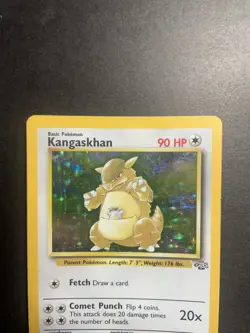 Pokemon TCG Kangaskhan Jungle 5/64 Holo Unlimited Holo Rare HP+ - Image 3