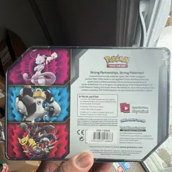 Pokemon TCG: Power Partnership Tin Mewtwo & Mew GX Sealed Box (2019, English) - Image 2