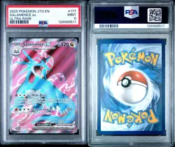 Pokemon TCG Salamence EX Journey Together PSA 9 MINT Holo Ultra Rare 177 JTG EN - Image 2