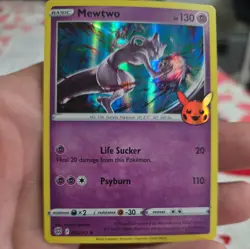 Mewtwo 056/172 Holo Rare Halloween Trick or Trade 2022 Pokemon TCG - Image 1