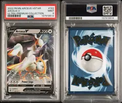 2022 POKEMON ARCEUS VSTAR ULTRA-PREMIUM COLLECTIONARCEUS V 122 PSA 9 - Image 3