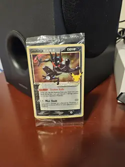 Pokemon TCG Greninja Gold Star Promo SWSH144 Celebrations ETB Factory Sealed - Image 1