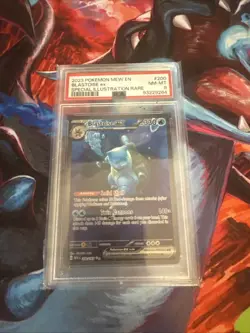 Blastoise ex 200/165 PSA 8 NM-MT Secret Rare Holo Scarlet & Violet 151 Pokemon - Image 1