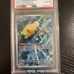 Pokemon 2025 Misty's Psyduck 193/182 IR Destined Rivals GEM MINT PSA 10 TCG - Image 2