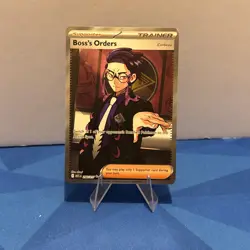 Boss’s Orders 256/217 Full Art Holo Ultra Rare Ascended Heroes Pokemon TCG ASC - Image 1