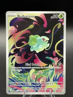 Bulbasaur 133/132 Mega Evolutions Illustration Rare Pokemon TCG English - Image 1