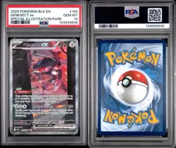 2025 Genesect ex 169/086 SIR Pokemon Black Bolt PSA 10 - Image 1