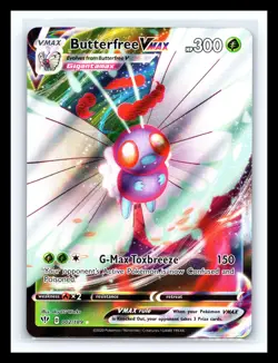 💥 Butterfree VMAX - 002/189 - Pokemon Darkness Ablaze Sword & Shield Rare Holo - Image 1