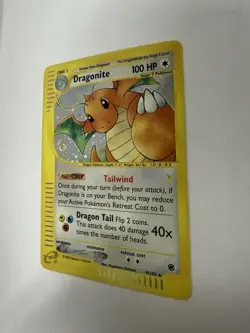 Pokemon Dragonite 100 HP Stage 2 Expedition Base Set 009/165 Holo Rare English - Image 4