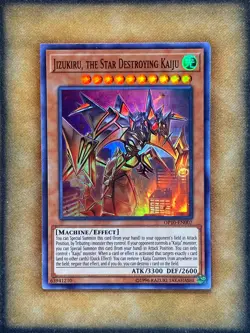 Yugioh Jizukiru, the Star Destroying Kaiju OP10-EN007 Super Rare NM - Image 1