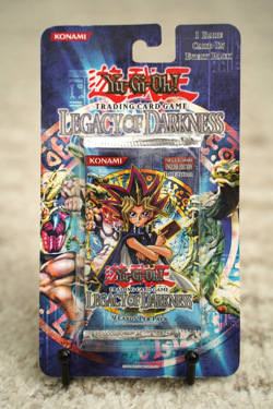 2002 Yugioh LOD 1st Edition Legacy of Darkness Blister Pack Sealed TCG - Image 1