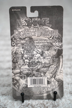 2002 Yugioh LOD 1st Edition Legacy of Darkness Blister Pack Sealed TCG - Image 2