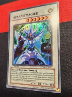 Yugioh! Arcanite Magician CRMS GERMAN Super Rare 1st Ed Very LP - Image 1