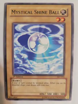 YUGIOH MYSTICAL SHINE BALL 1ST EDITION AST-004 LP Must Buy 2+ HUGE BULK DISCOUNT - Image 1
