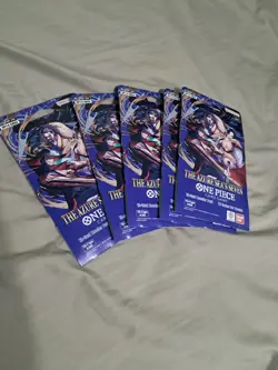 x5 One Piece OP-14 Sleeved Booster Packs Lot | Official Bandai | Factory Sealed - Image 1