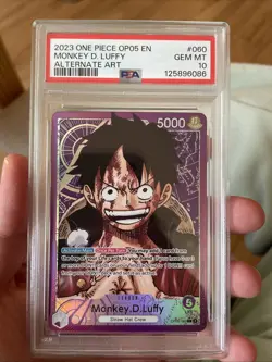 Monkey.D.Luffy (060) (Alternate Art) OP05-060 Awakening of the New Era Foil - Image 1