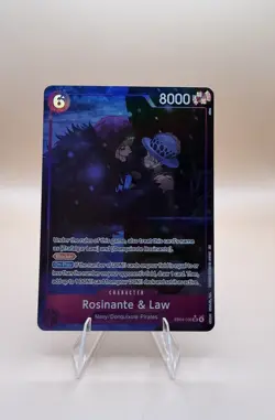 Rosinante & Law Alt Art EB04-038 One Piece Azure Sea's Seven English OP14 - Image 1