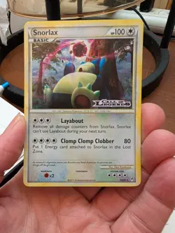 Pokemon Call of Legends Stamped Prerelease Promo Snorlax 33/95 - Image 1