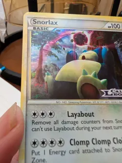 Pokemon Call of Legends Stamped Prerelease Promo Snorlax 33/95 - Image 2