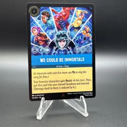 We Could Be Immortals Rare Disney Lorcana Azurite Sea Cold Foil EN6 162/204 - Image 1