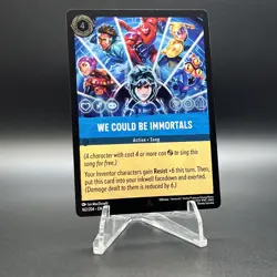 We Could Be Immortals Rare Disney Lorcana Azurite Sea Cold Foil EN6 162/204 - Image 2