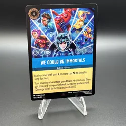 We Could Be Immortals Rare Disney Lorcana Azurite Sea Cold Foil EN6 162/204 - Image 3