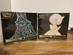 Pokemon Center Mega Evolutions Gardevoir & Lucario ETB Elite Trainer Box Sealed - Image 1