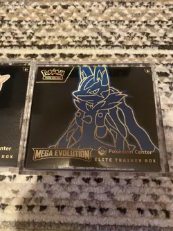 Sealed Pokemon Center Elite Trainer Box ETB Mega Evolutions Lucario & Gardevoir - Image 2