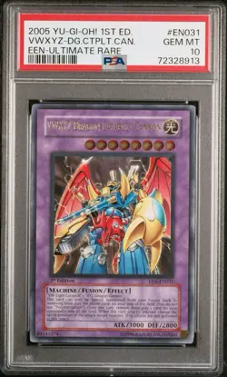 YUGIOH 1ST EEN-EN031 VWXYZ-DRAGON CATAPULT CANNON UTR PSA 10 GEM MINT #72328913 - Image 1